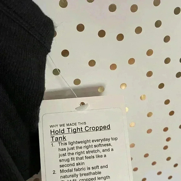 Lululemon Hold Tight Crop Black - Picture 6 of 6